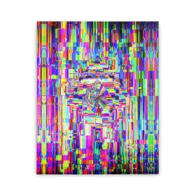 ABSTRACT GLITCH WALL CANVAS