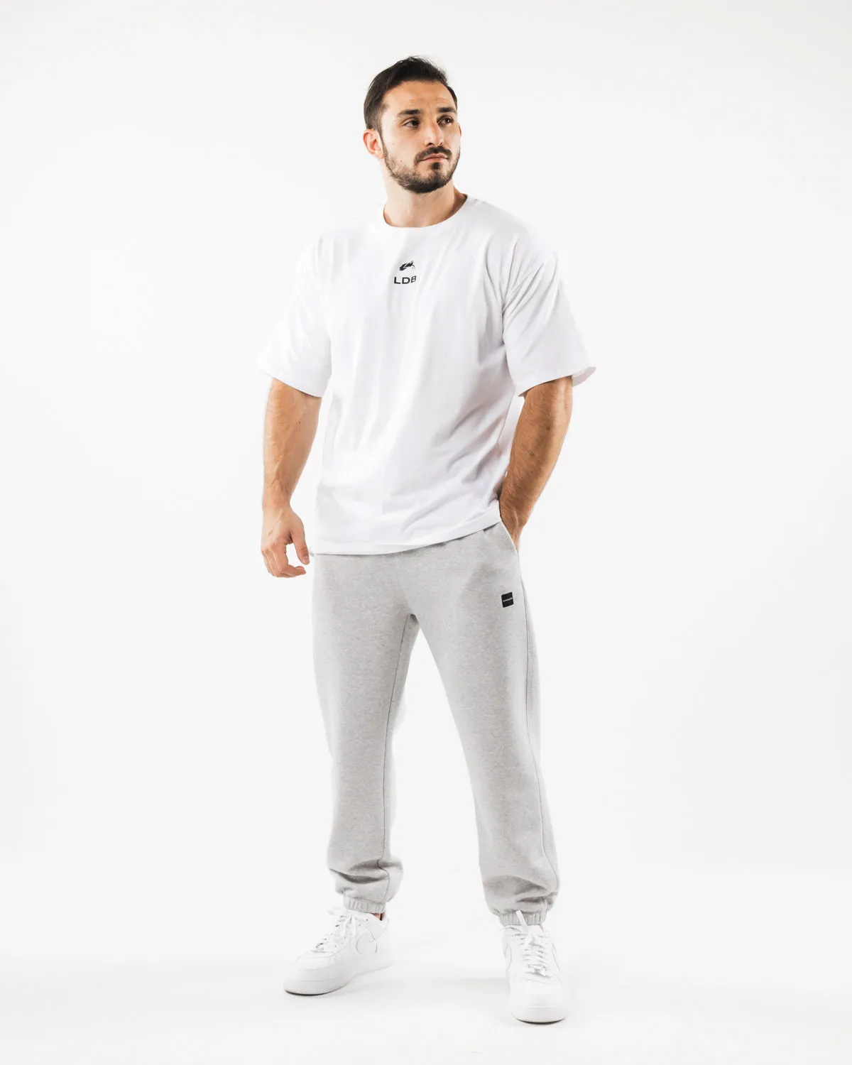 Academy Relaxed Jogger - Heather Grey