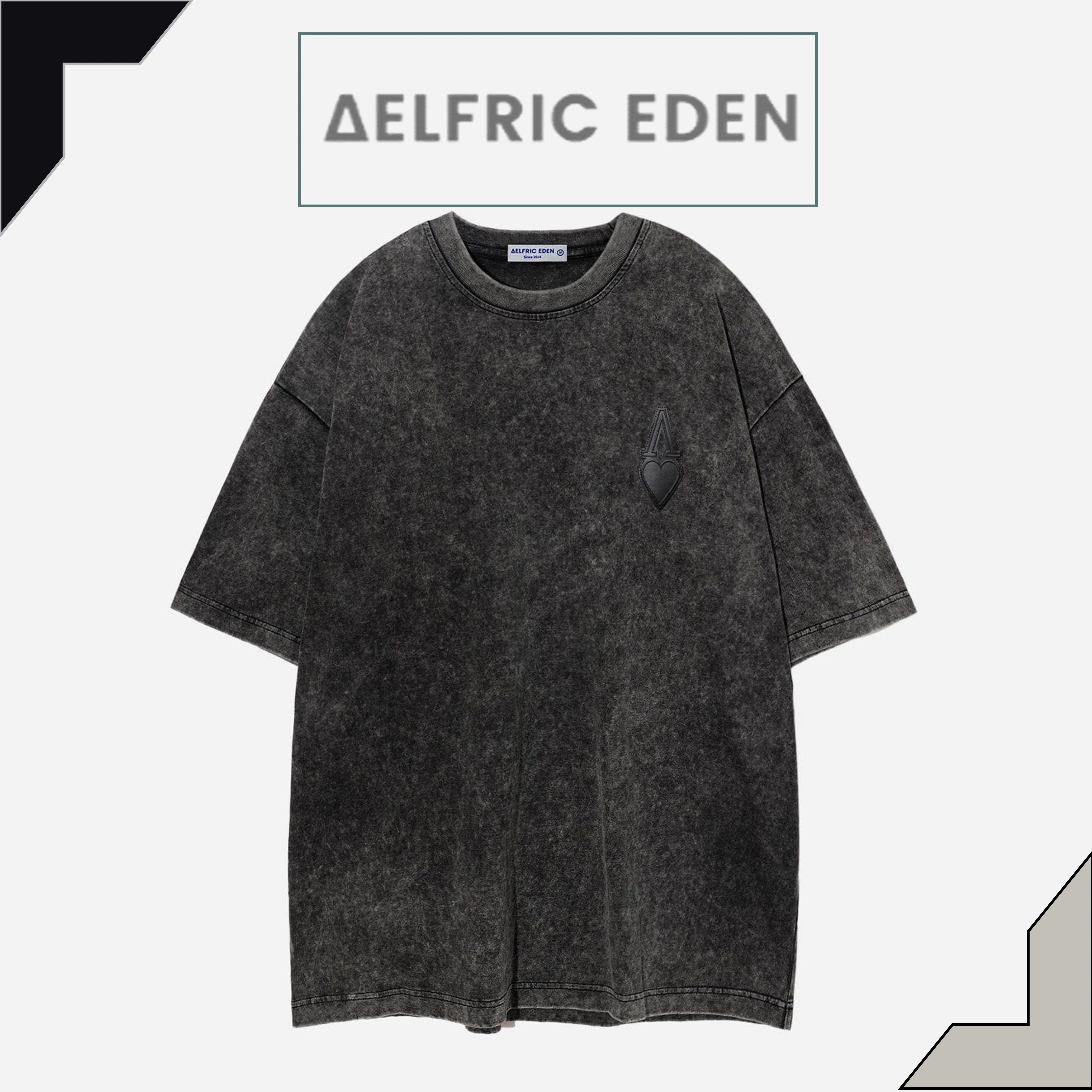 Aelfric Eden  |Crew Neck Unisex Street Style Cotton Short Sleeves Oversized