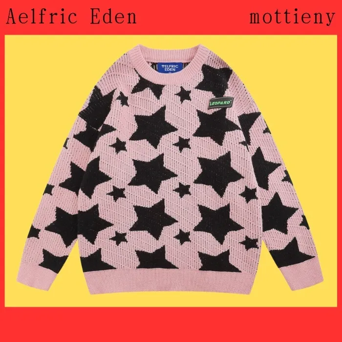 Aelfric Eden  |Unisex Blended Fabrics Street Style Oversized Skater Style