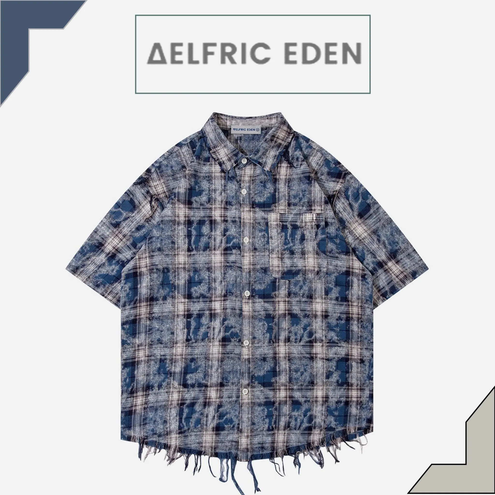 Aelfric Eden  |Unisex Street Style Cotton Short Sleeves Oversized Shirts