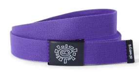 Always Embossed @Sun Canvas Belt / Purple