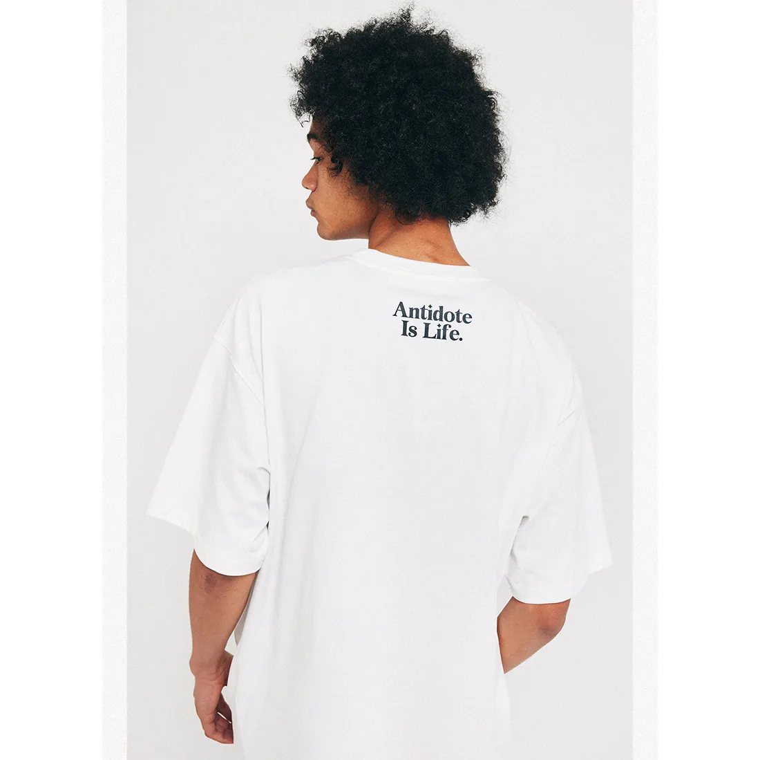 ANTIDOTE  |Crew Neck Unisex Street Style Cotton Short Sleeves Oversized