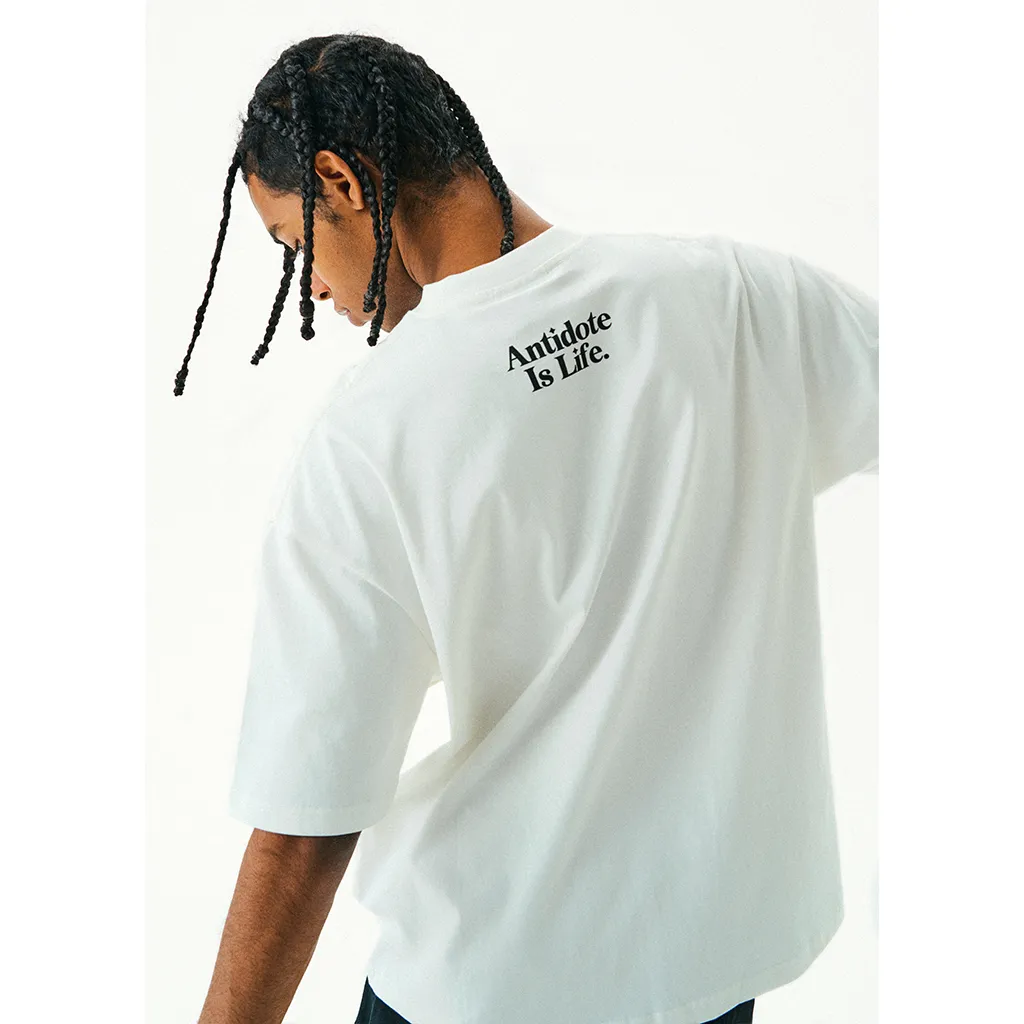 ANTIDOTE  |Crew Neck Unisex Street Style Cotton Short Sleeves Oversized