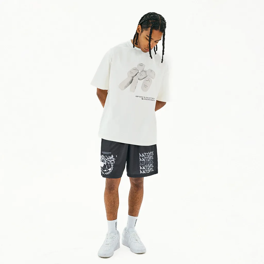 ANTIDOTE  |Crew Neck Unisex Street Style Cotton Short Sleeves Oversized