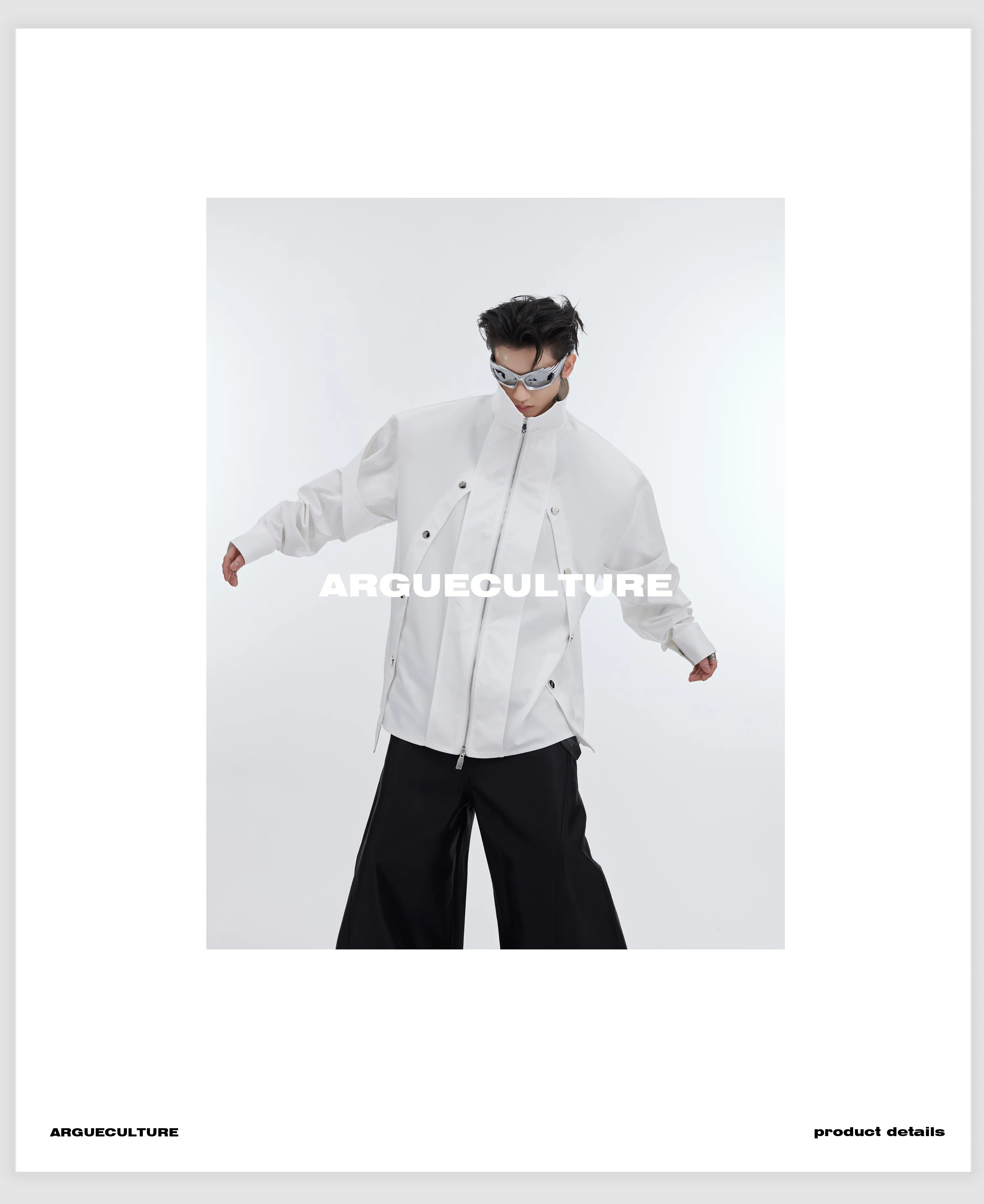 Argue Culture  |Unisex Street Style Long Sleeves Oversized Logo Shirts