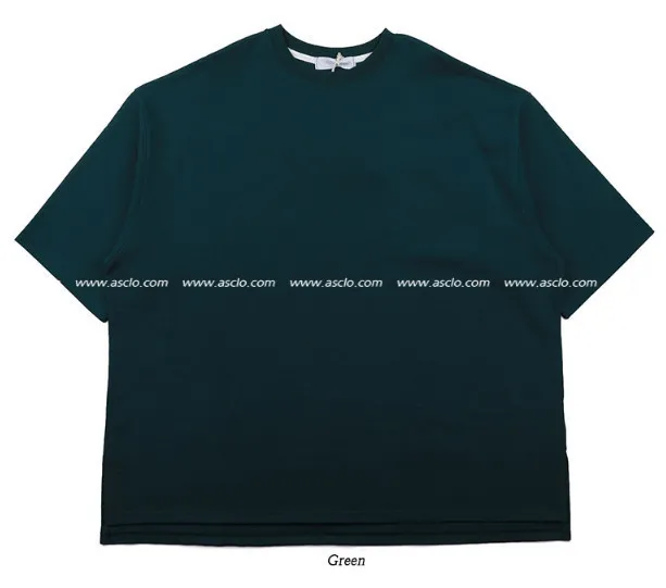 ASCLO  |Crew Neck Unisex Street Style Cotton Short Sleeves Oversized