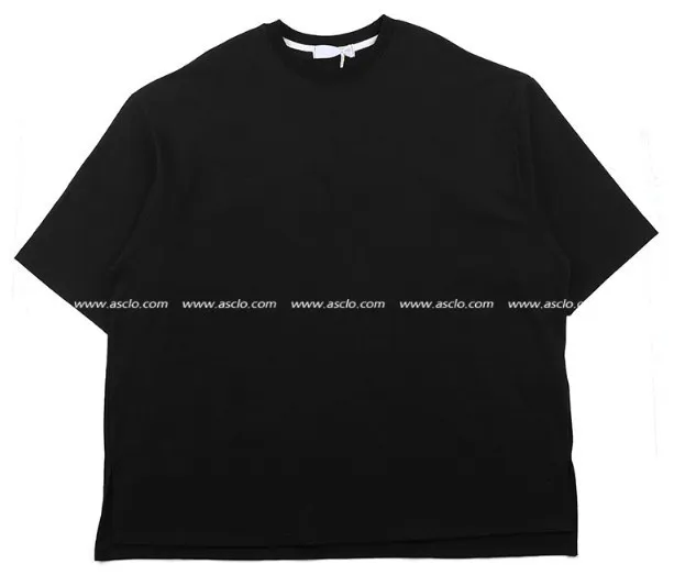 ASCLO  |Crew Neck Unisex Street Style Cotton Short Sleeves Oversized