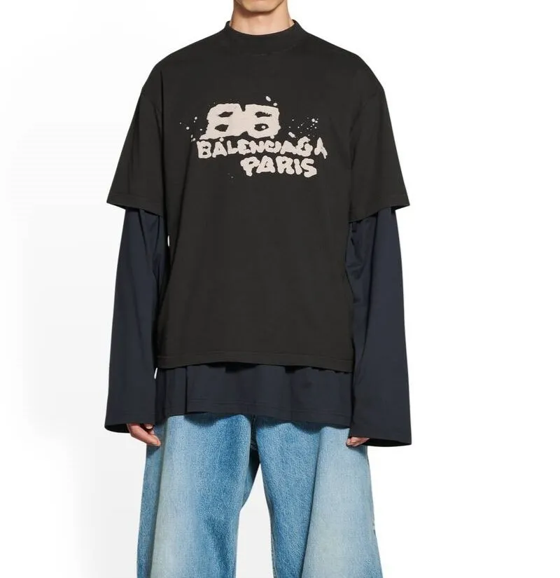 BALENCIAGA  |Crew Neck Unisex Short Sleeves Oversized Logo Luxury