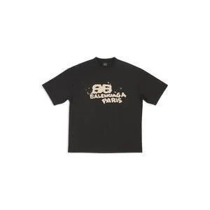 BALENCIAGA  |Crew Neck Unisex Short Sleeves Oversized Logo Luxury