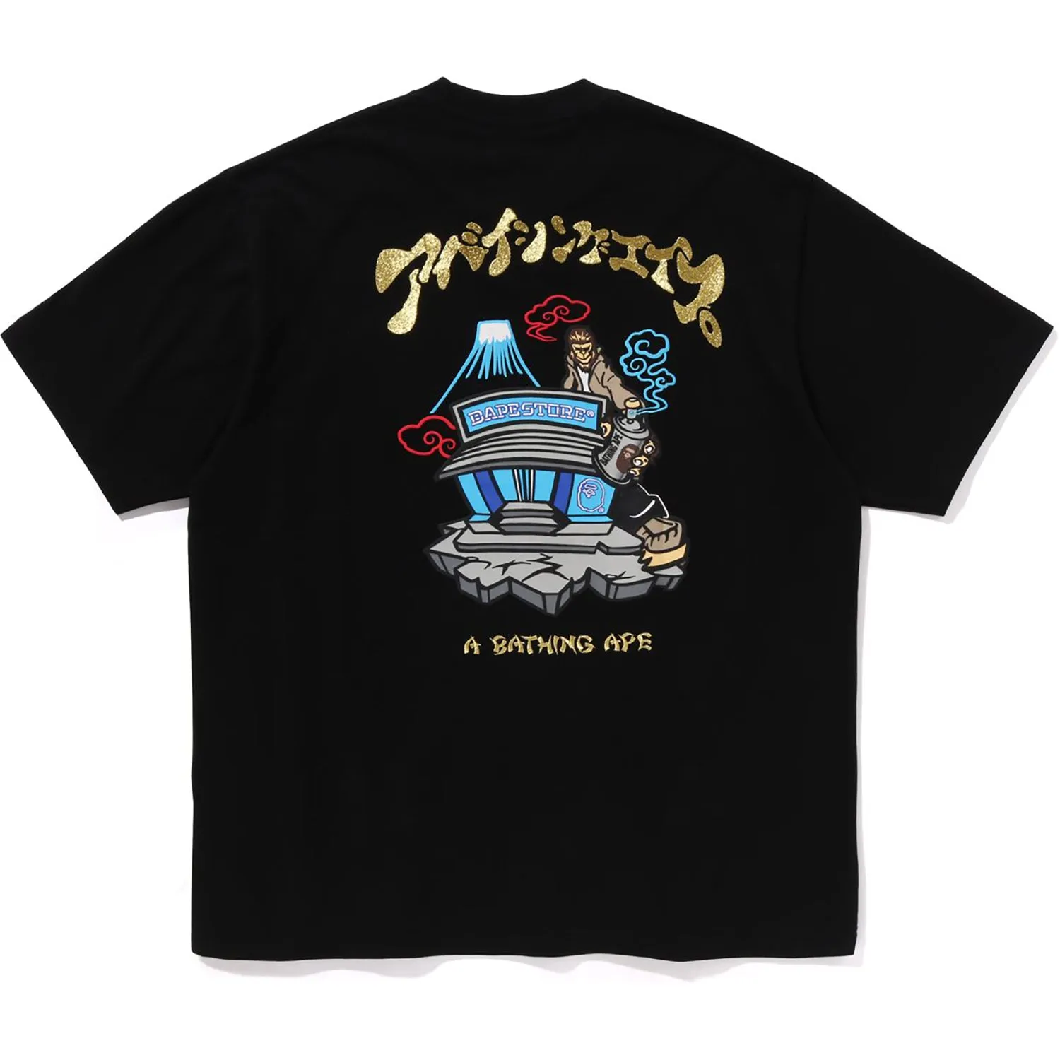 BAPE SOUVENIR RELAXED FIT TEE MENS