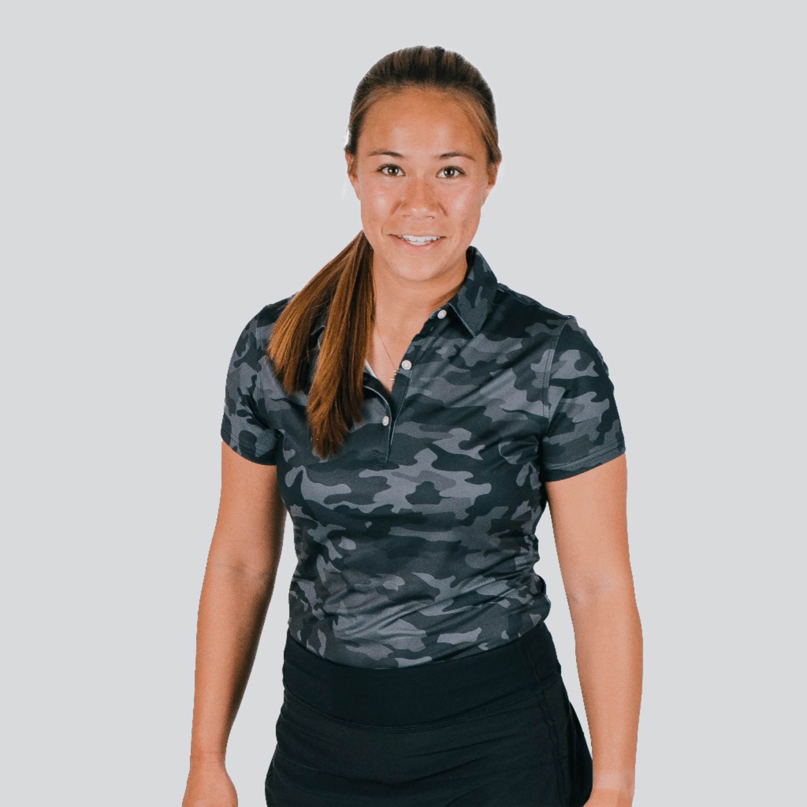 Blacked Out Camo Women's Polo