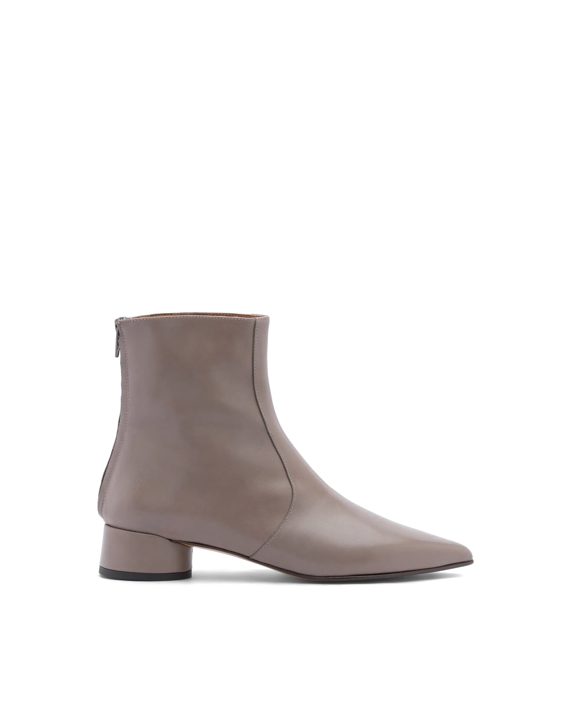 Carla Taupe Calf Ankle Boots