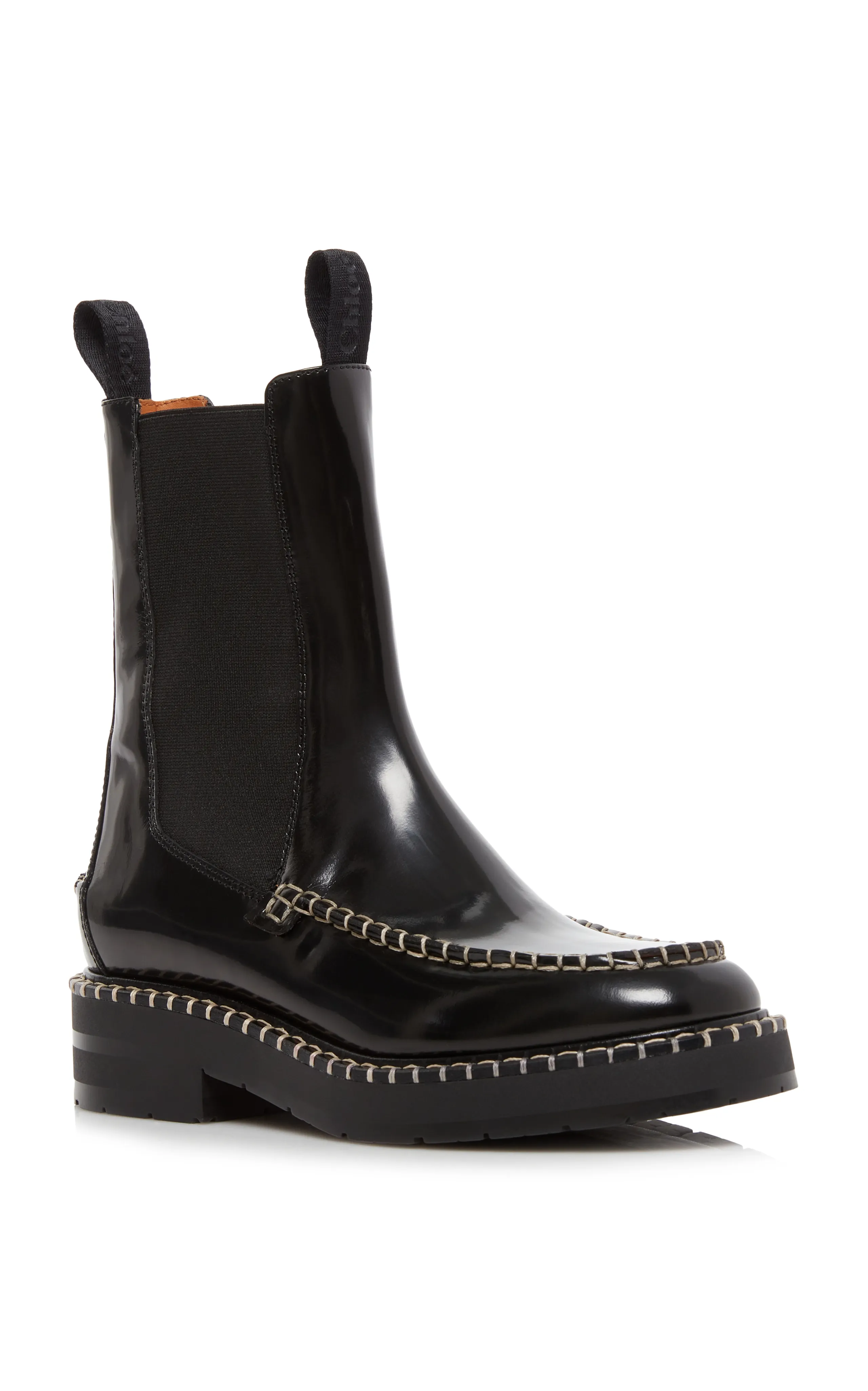 Chloé Noua Leather Ankle Boots