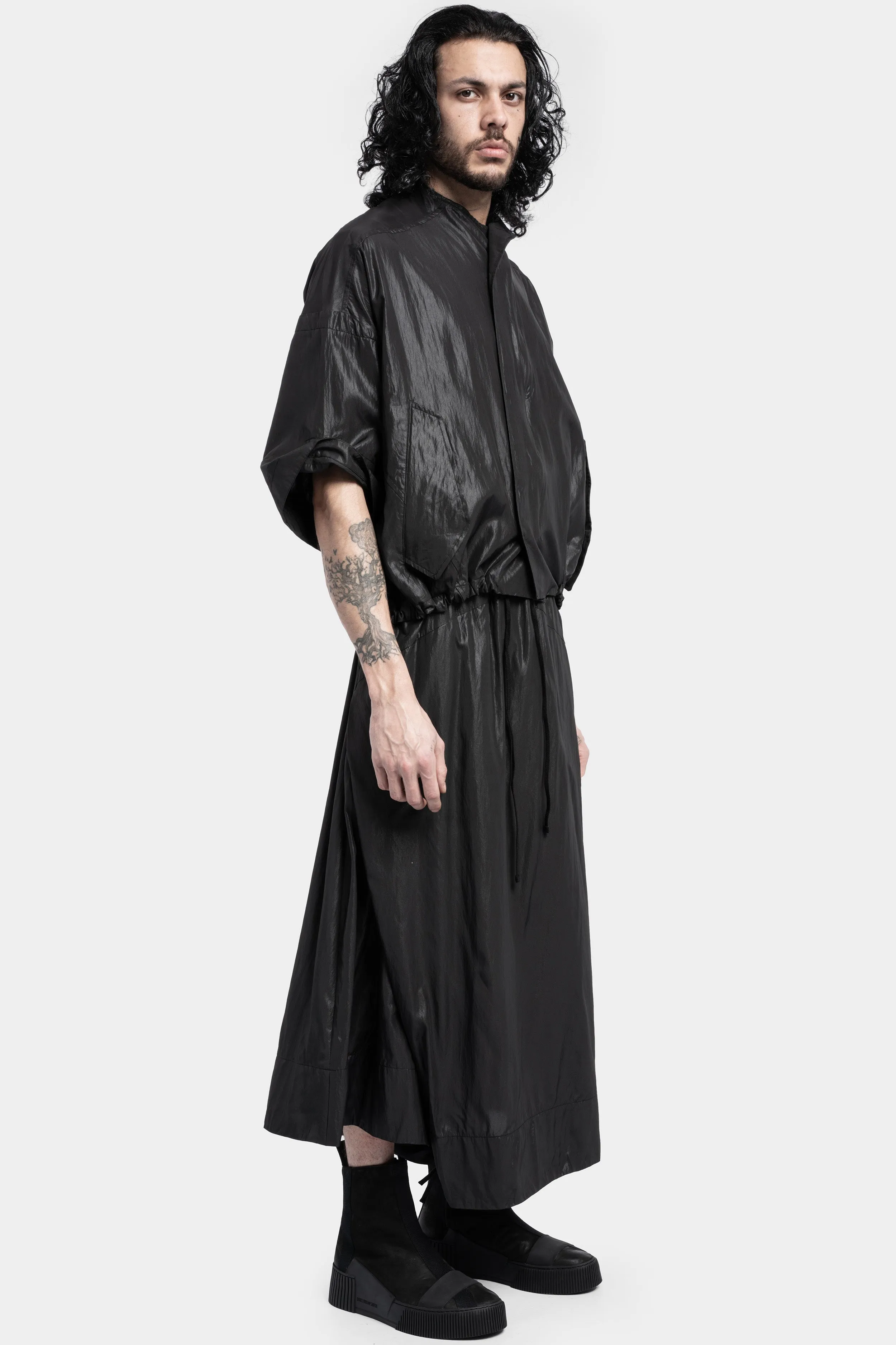 Coated Oversized Shirt