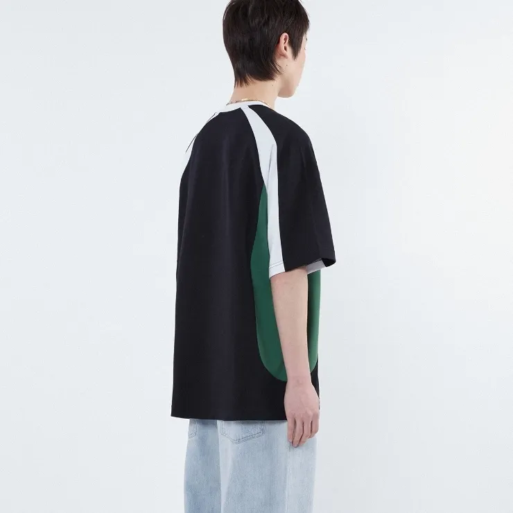 Code graphy  |Unisex Street Style Plain Cotton Oversized Logo T-Shirts