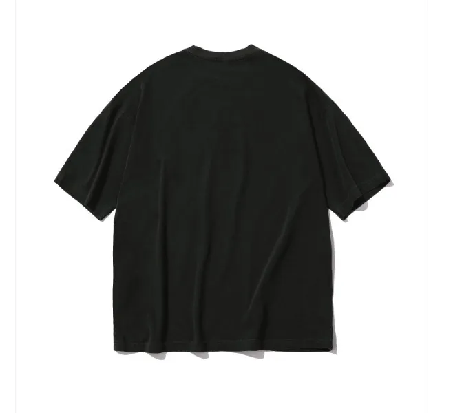 COMPAGNO  |Unisex U-Neck Cotton Oversized T-Shirts