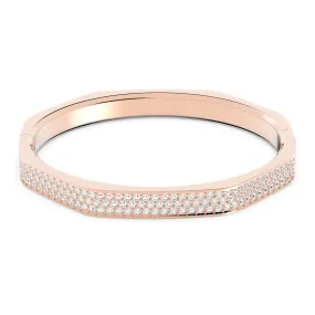 DEXTERA BANGLE, ROSE GOLD TONE PLATED