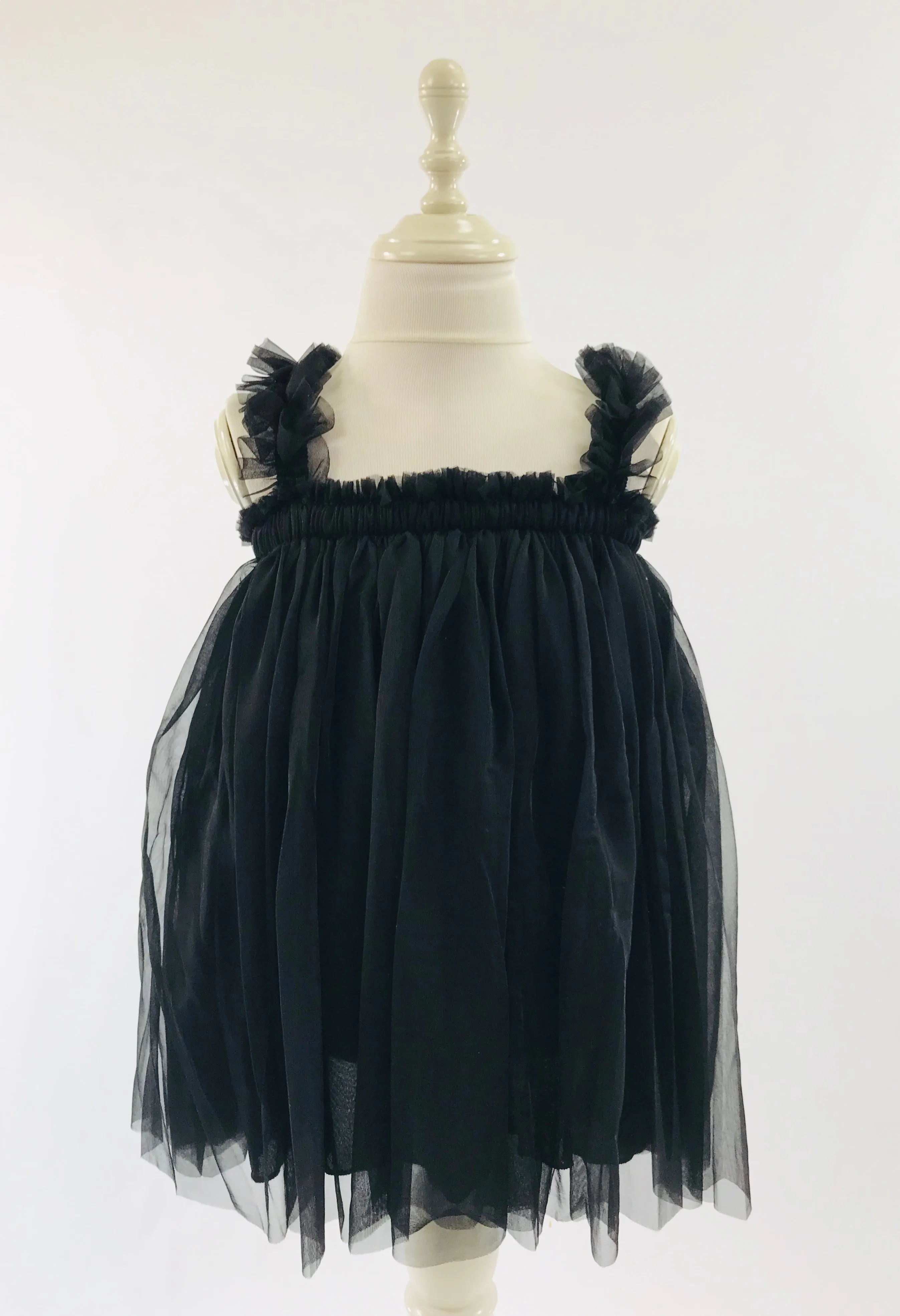 DOLLY 2 WAY TUTU DRESS BEACH COVER UP black