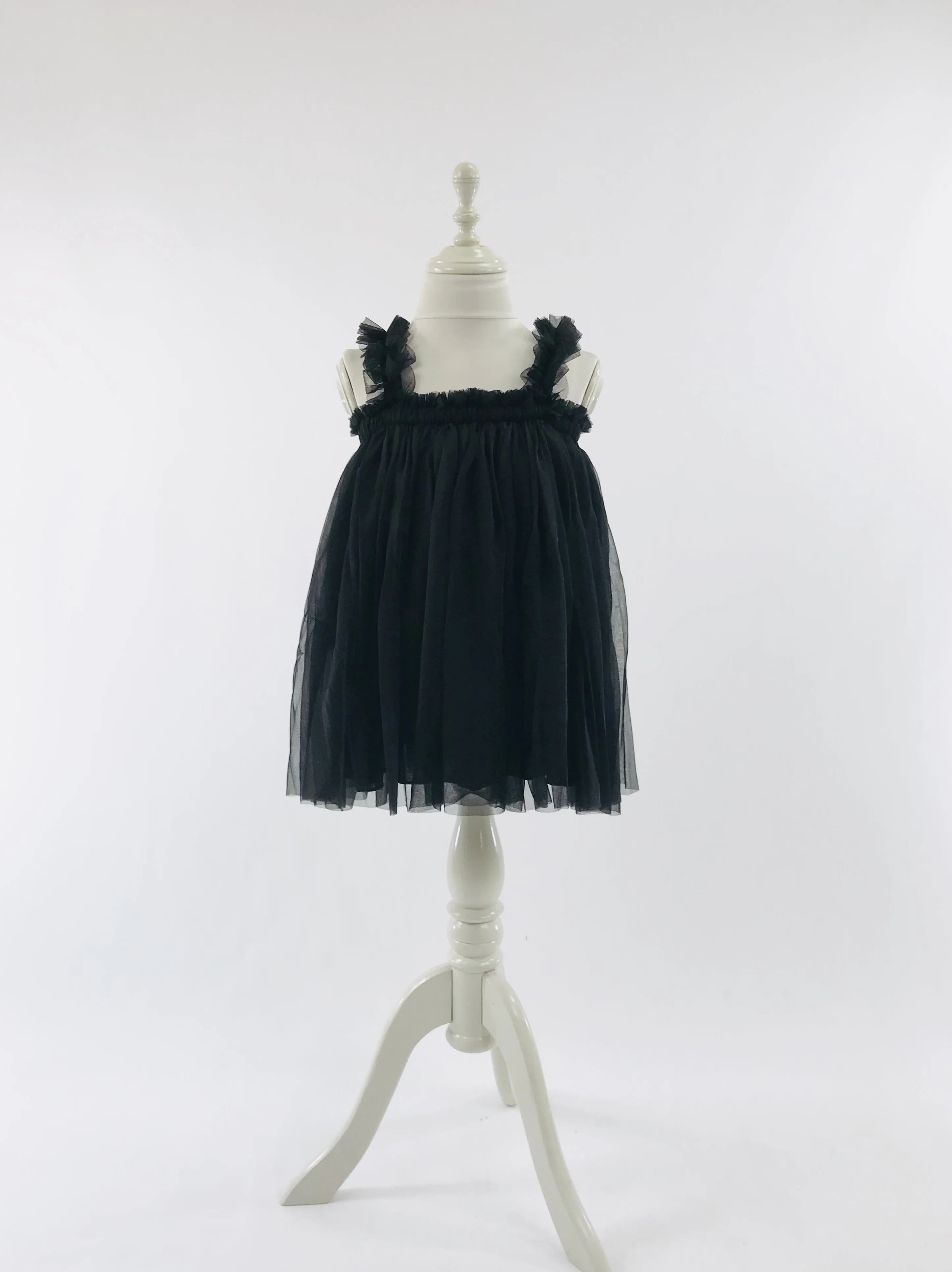 DOLLY 2 WAY TUTU DRESS BEACH COVER UP black