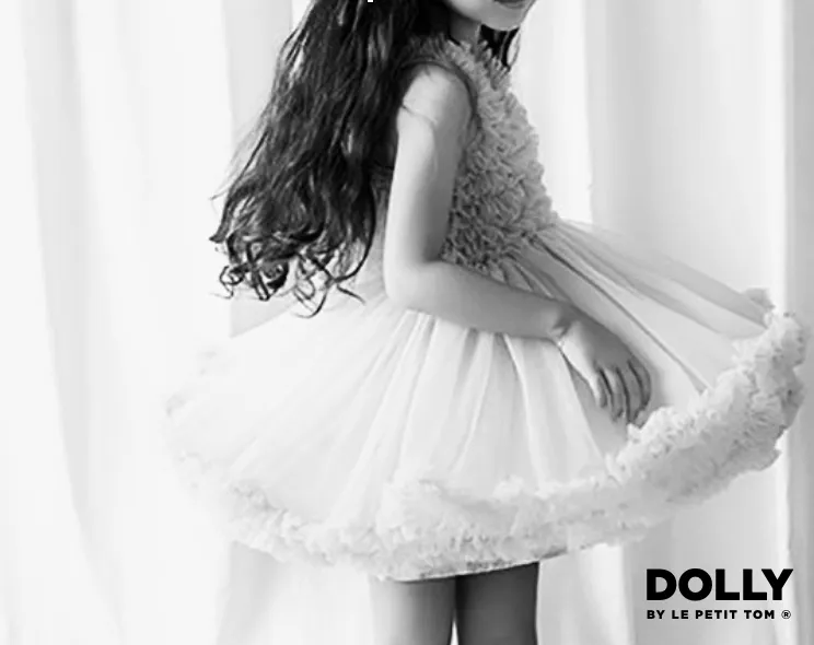 DOLLY by Le Petit Tom  PETTIDRESS off-white