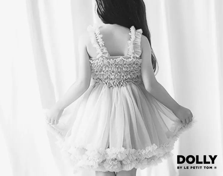 DOLLY by Le Petit Tom  PETTIDRESS off-white