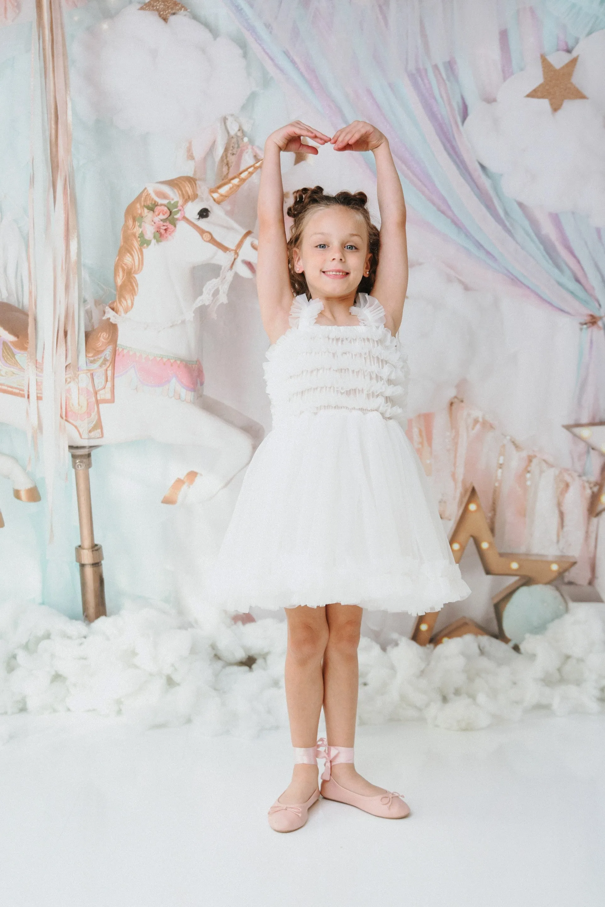 DOLLY by Le Petit Tom  PETTIDRESS off-white