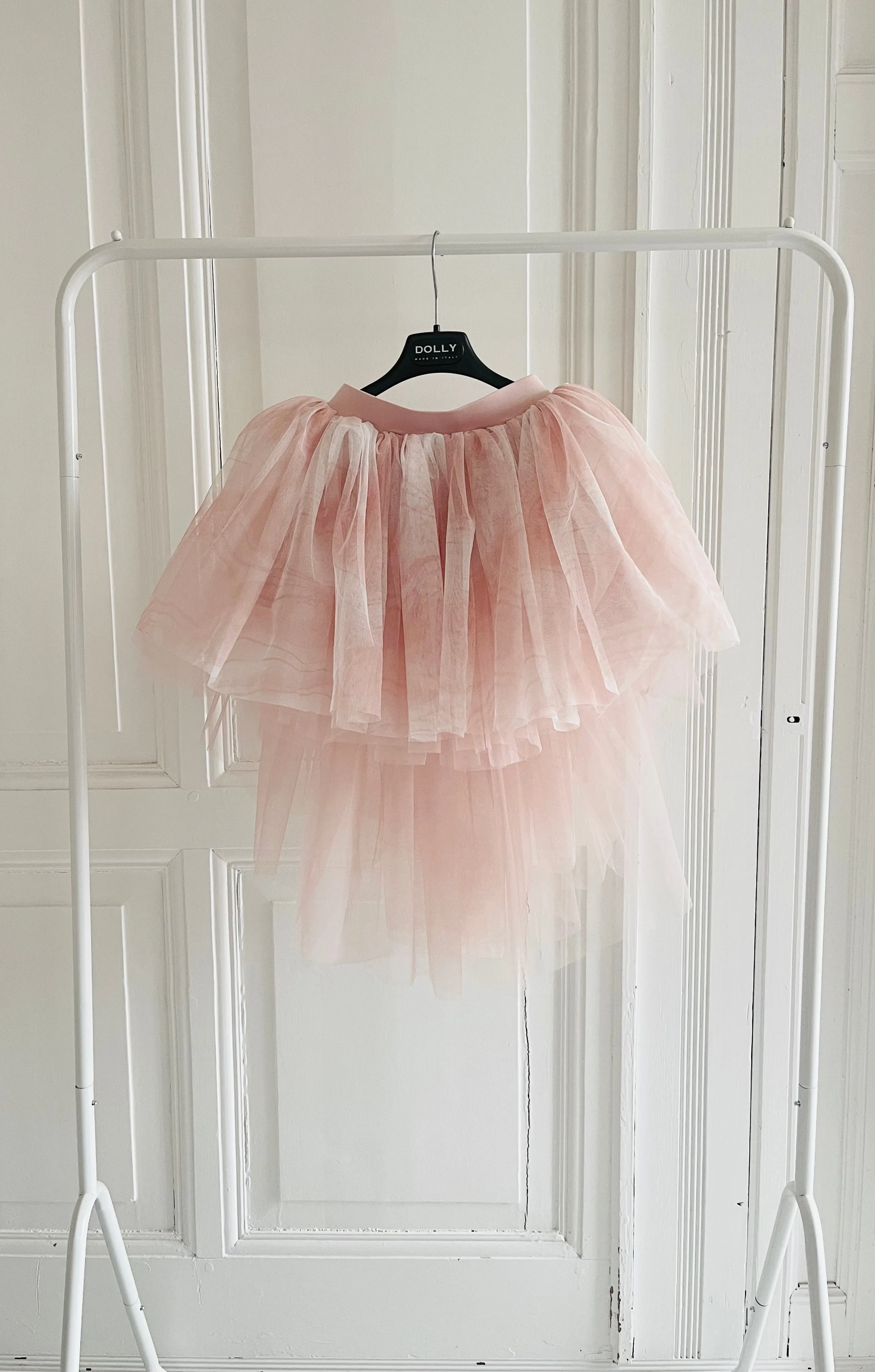 DOLLY DREAMY DANCING CLOUDS HIGH-LOW TUTU SKIRT pink clouds 