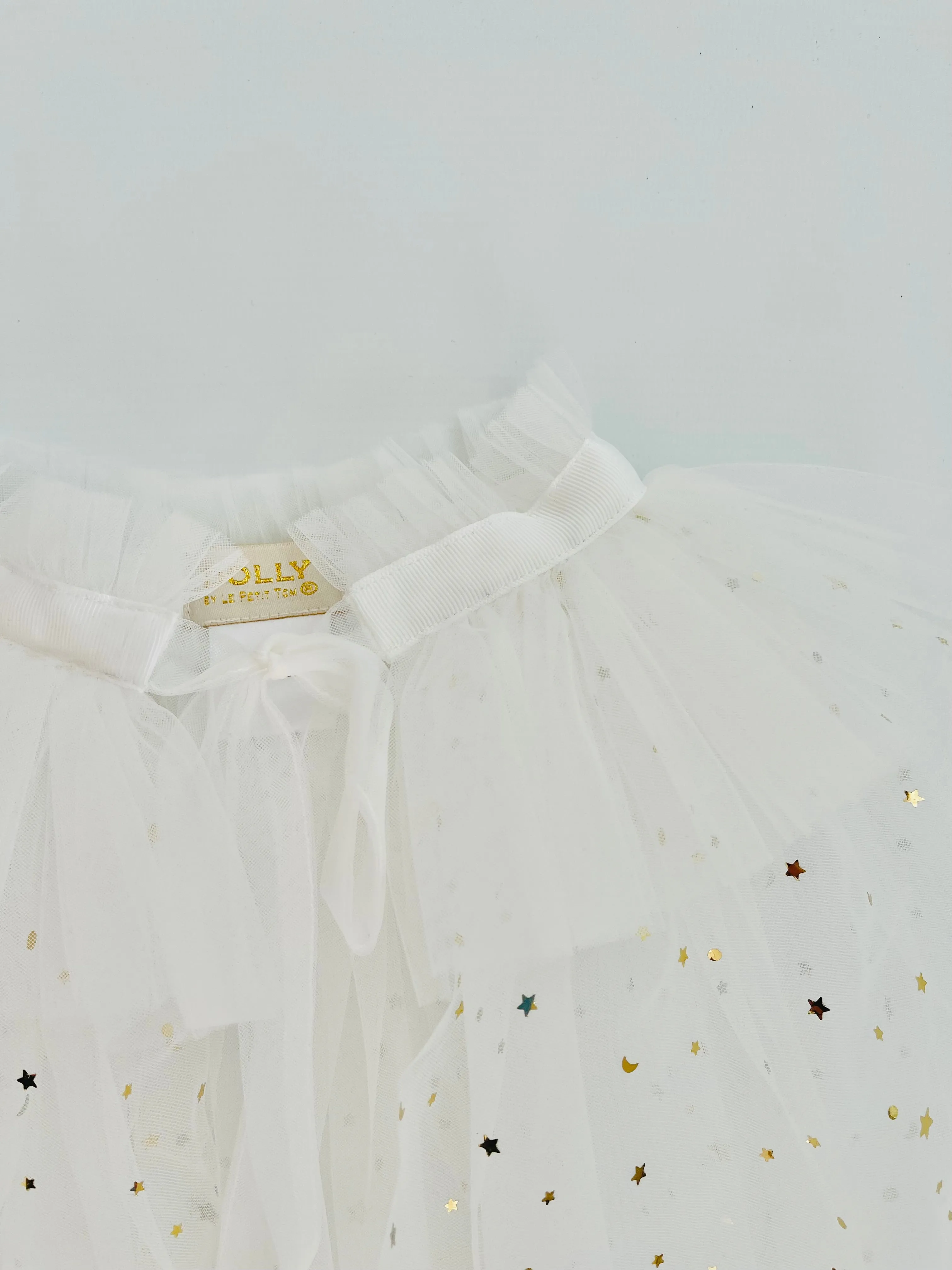 DOLLY STARS & MOON   TULLE CAPE white