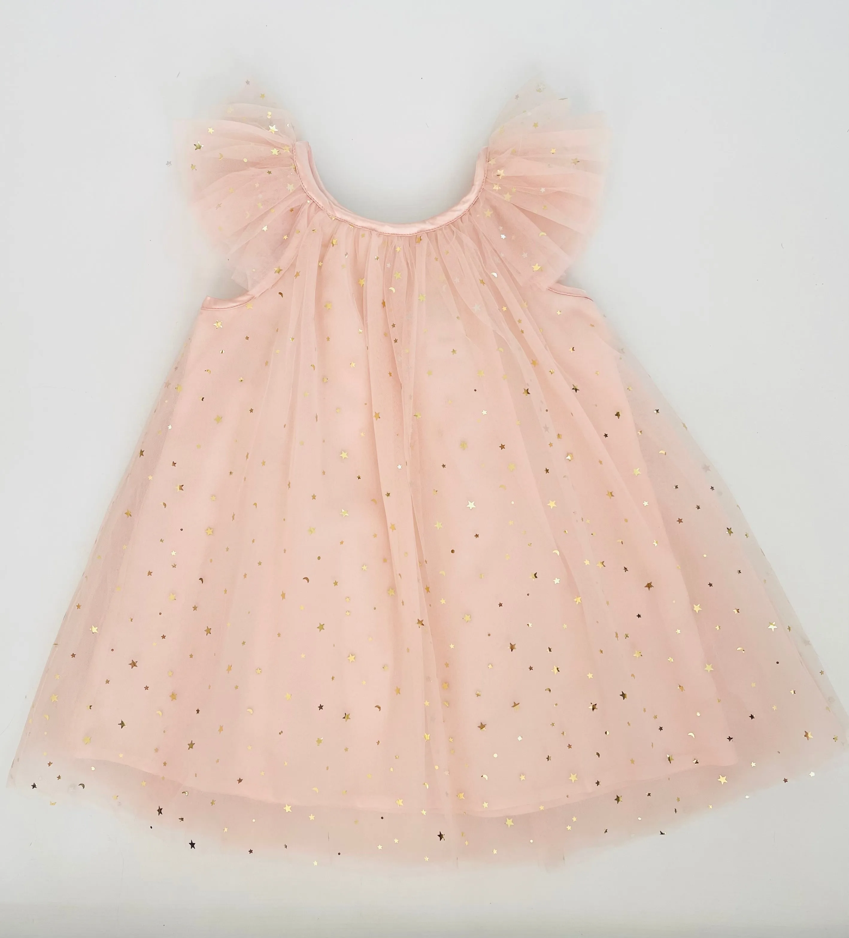 DOLLY STARS & MOON   TULLE FAIRY DRESS ballet pink