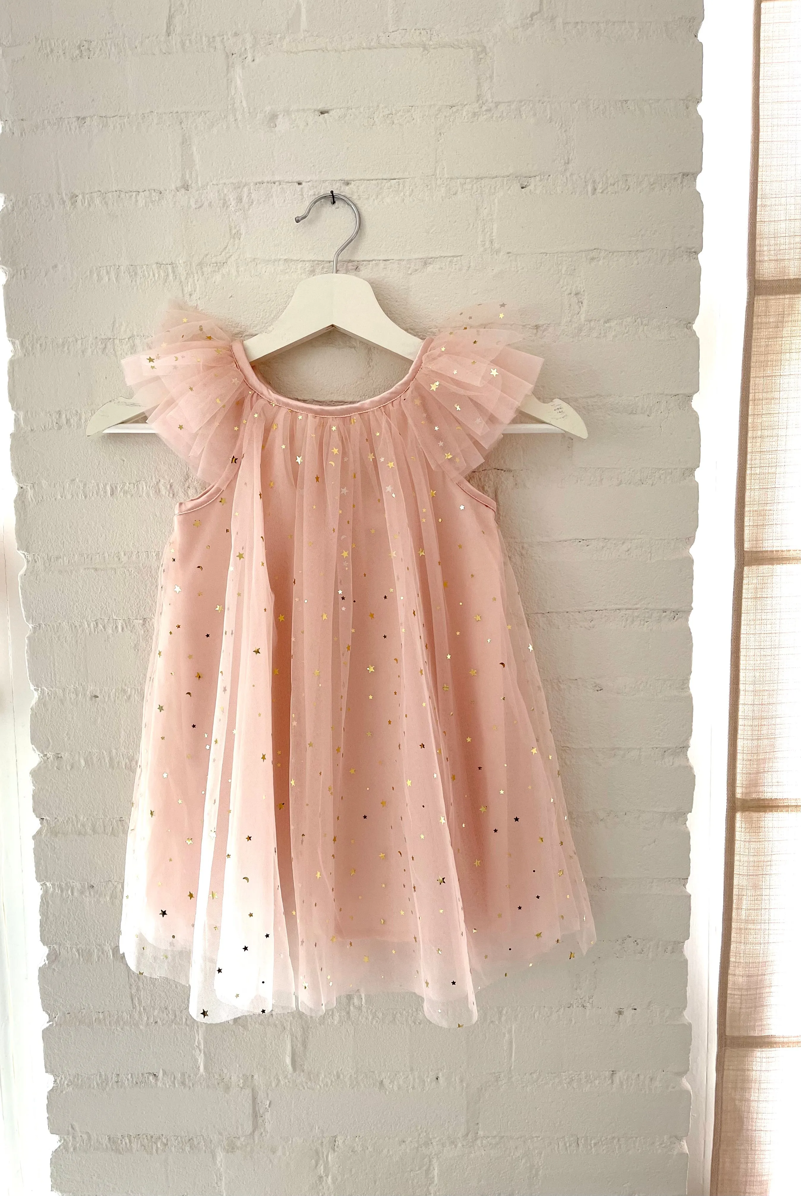 DOLLY STARS & MOON   TULLE FAIRY DRESS ballet pink