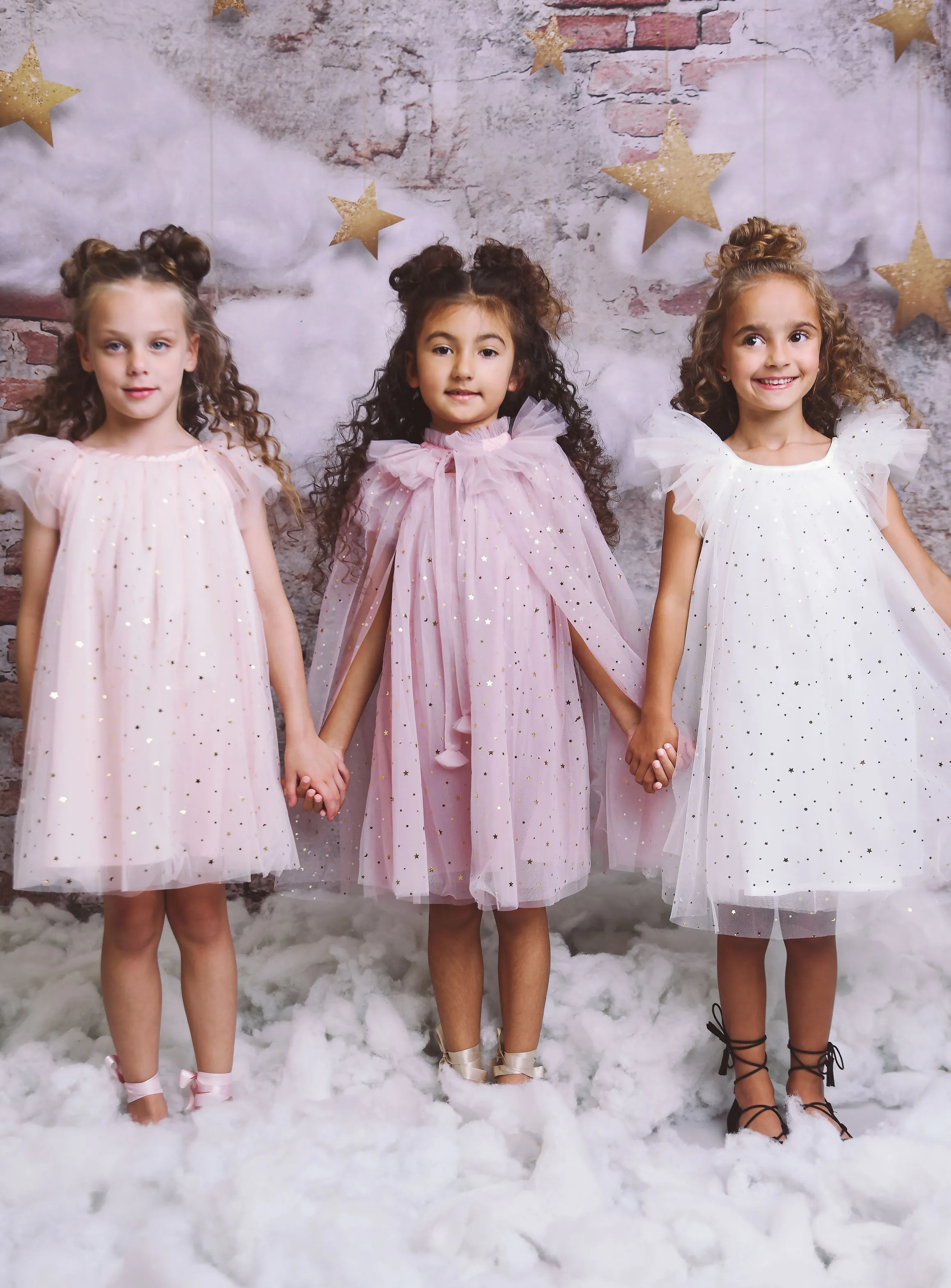 DOLLY STARS & MOON   TULLE FAIRY DRESS ballet pink