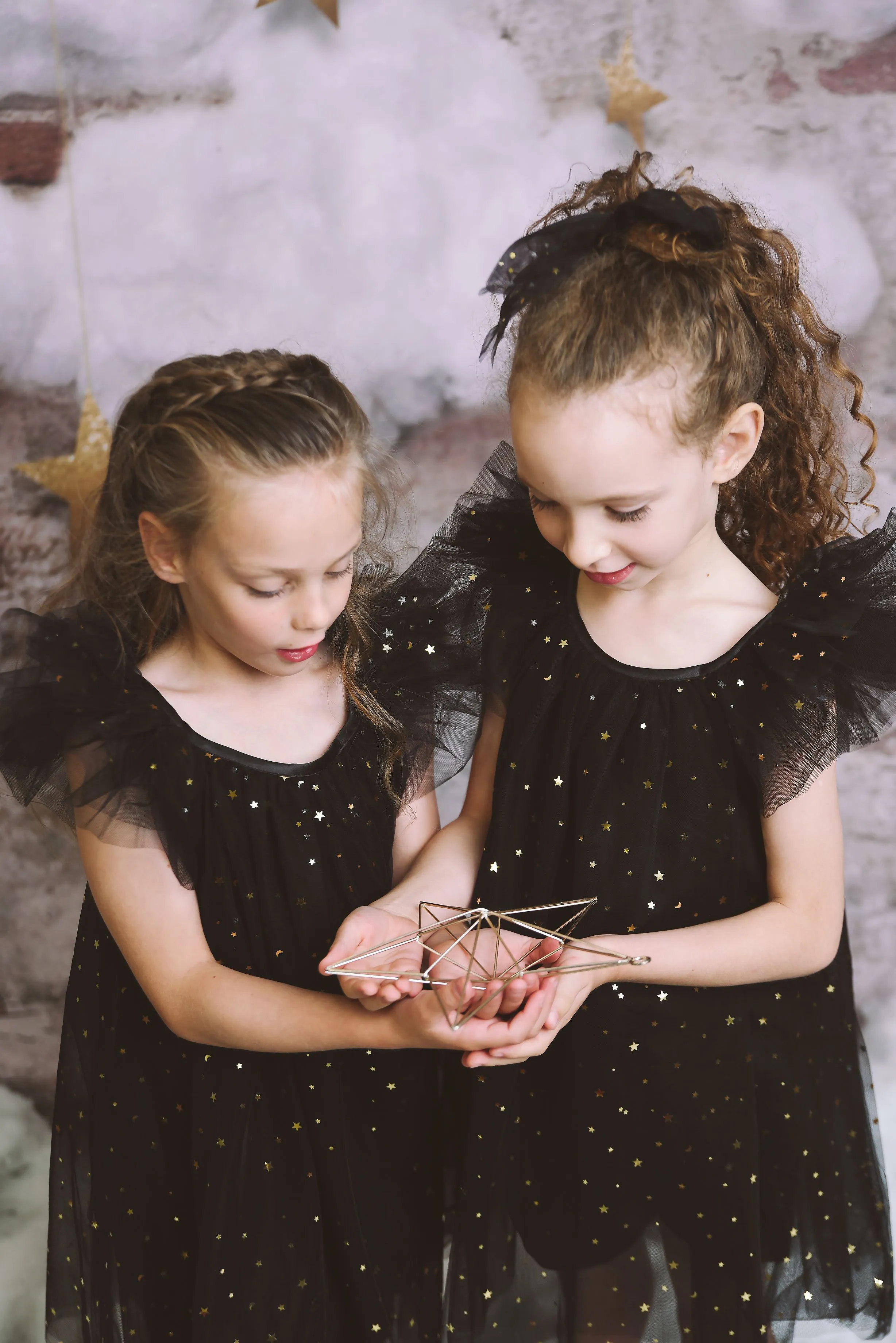 DOLLY STARS & MOON   TULLE FAIRY DRESS black