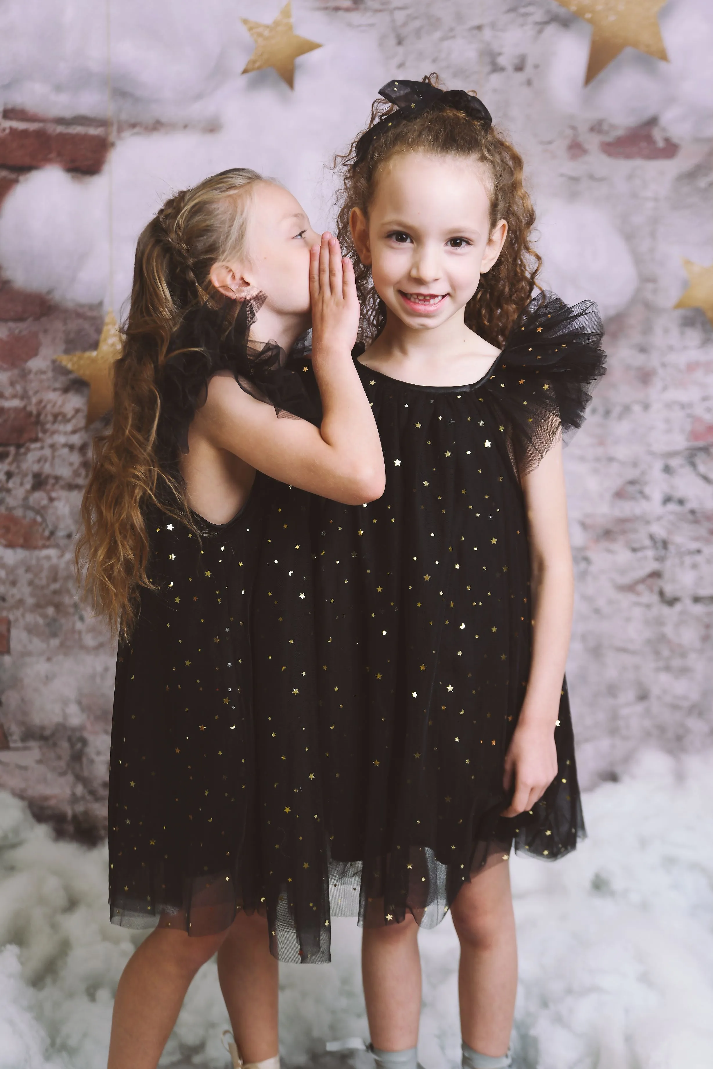 DOLLY STARS & MOON   TULLE FAIRY DRESS black