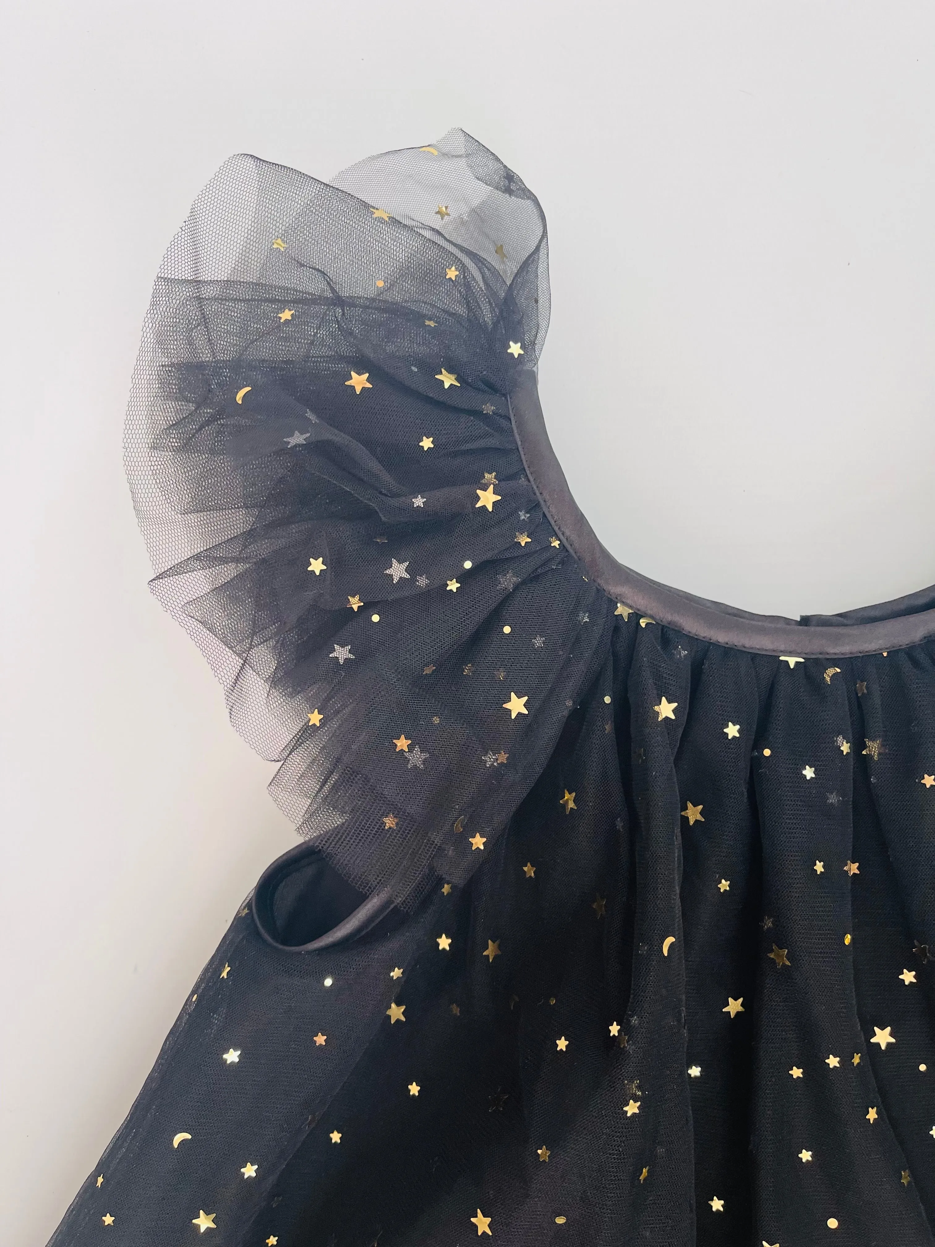 DOLLY STARS & MOON   TULLE FAIRY DRESS black