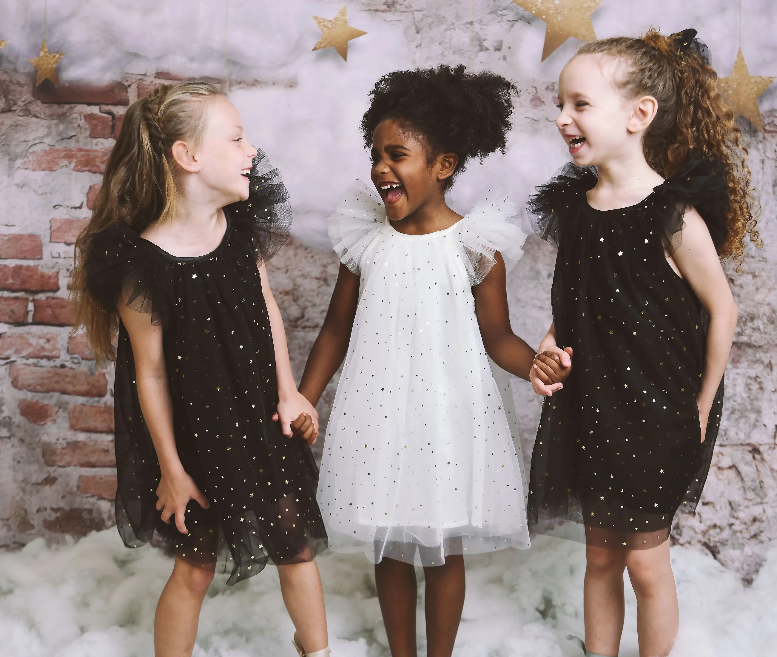 DOLLY STARS & MOON   TULLE FAIRY DRESS black