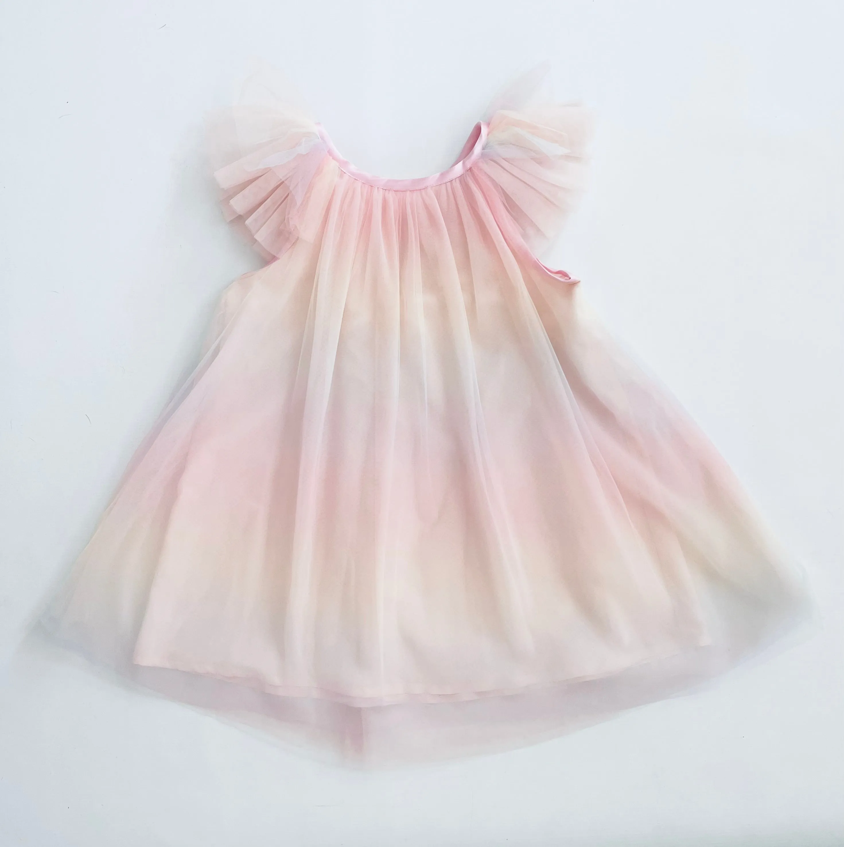 DOLLY UNICORN RAINBOW PASTELS   TULLE FAIRY DRESS rainbow