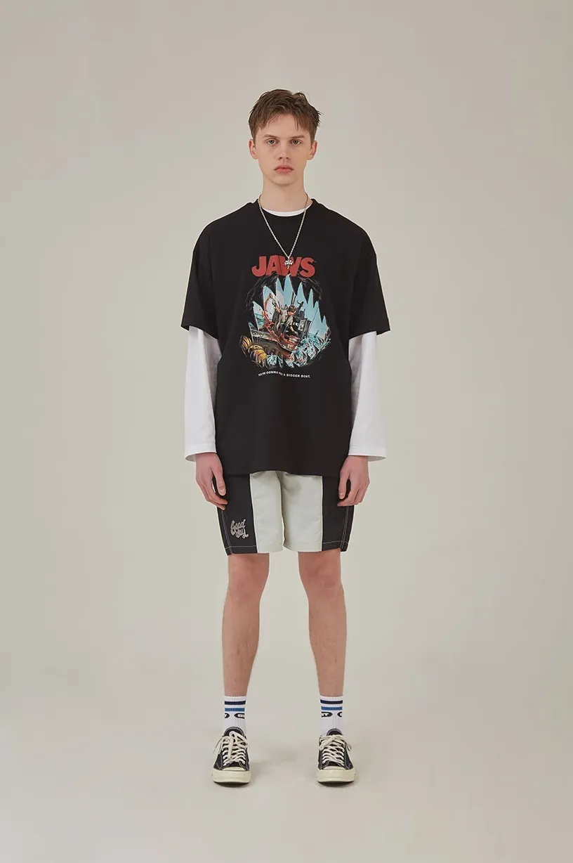 DOMINANT  |Crew Neck Unisex Street Style Cotton Short Sleeves Oversized