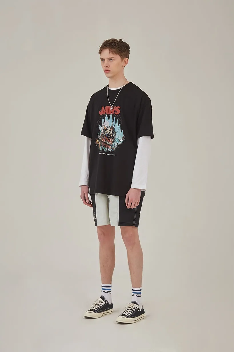 DOMINANT  |Crew Neck Unisex Street Style Cotton Short Sleeves Oversized