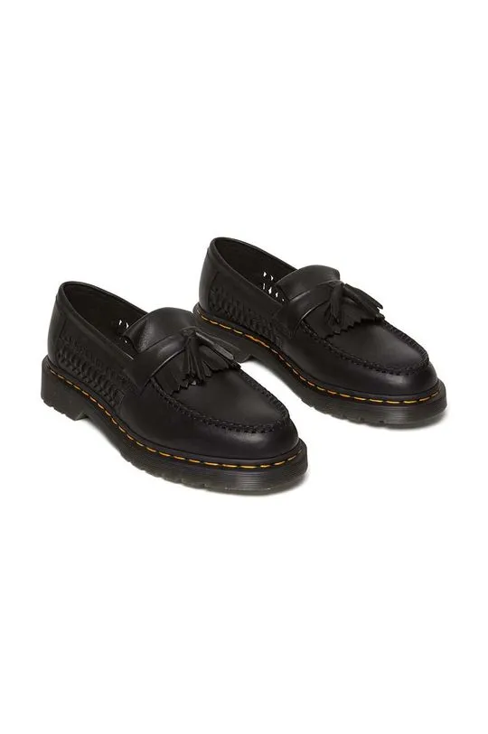 Dr. Martens leather loafers Adrian Woven black color DM31621001