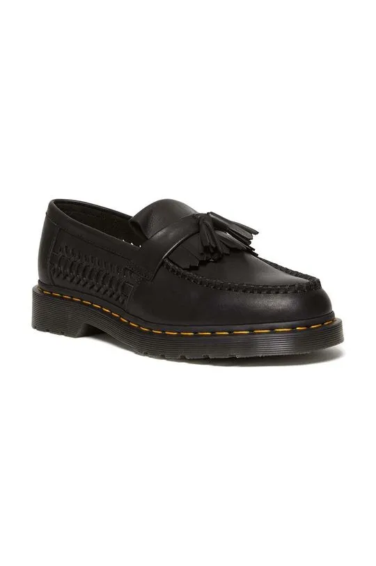 Dr. Martens leather loafers Adrian Woven black color DM31621001