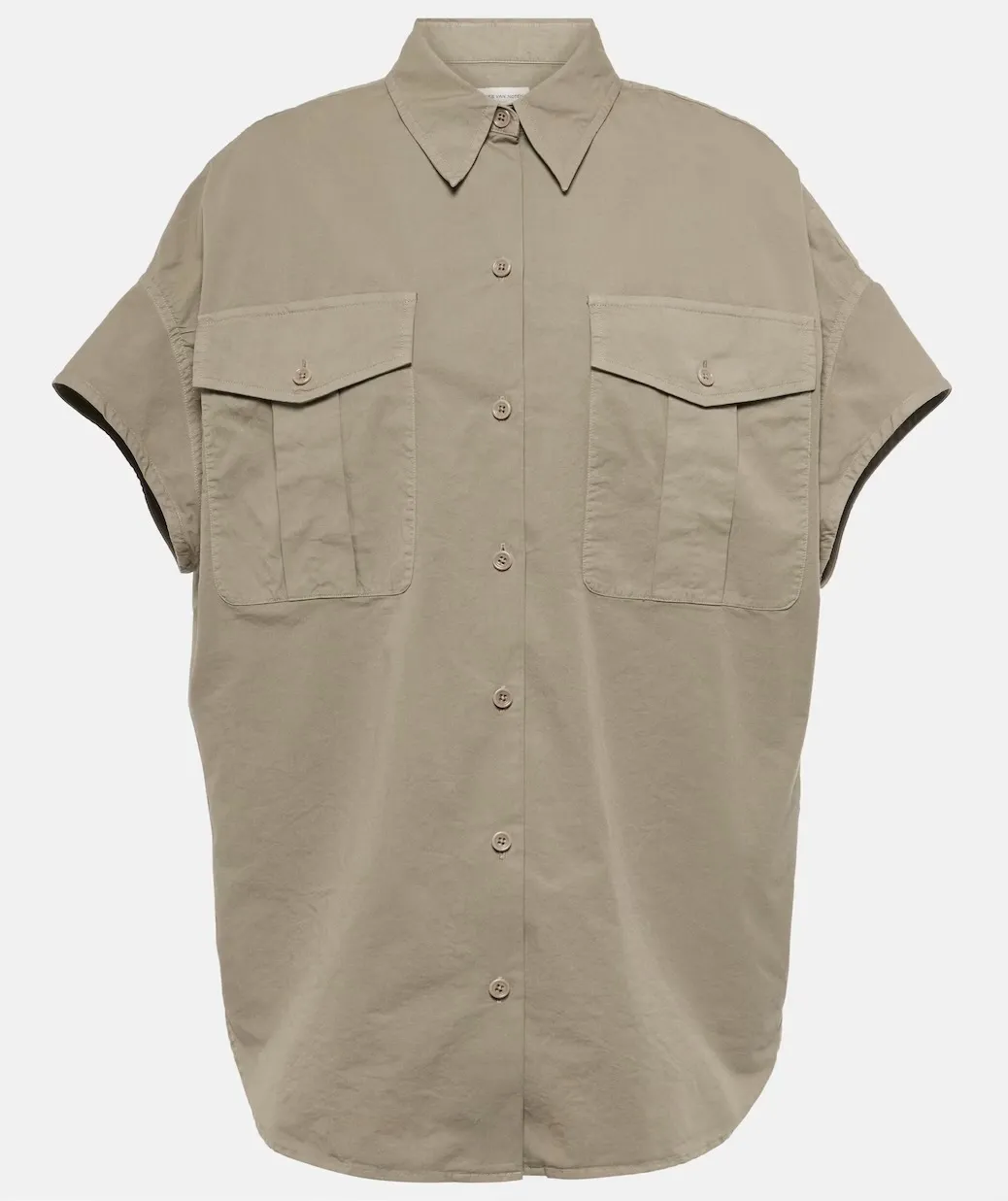 Dries Van Noten  |Casual Style Plain Cotton Short Sleeves Oversized