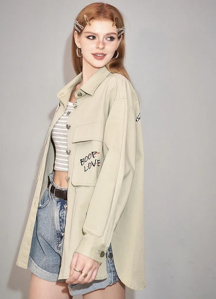 ELF SACK  |Casual Style Street Style Long Sleeves Cotton Party Style