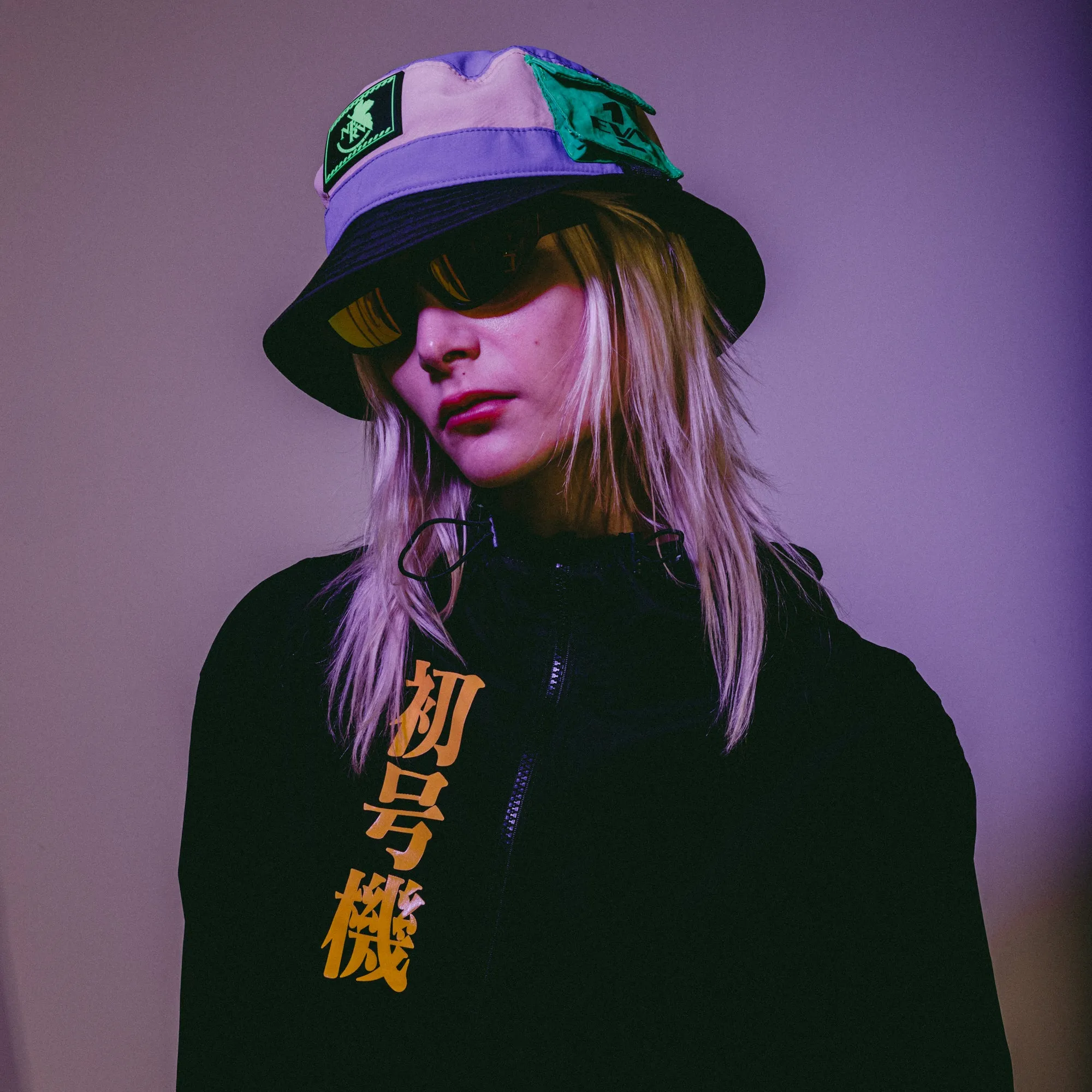 Eva unit-01 Colorblock Bucket Hat