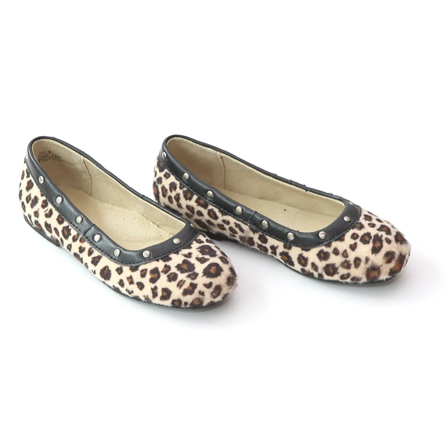 FINAL SALE - L'Amour Girls Round Studded Flats