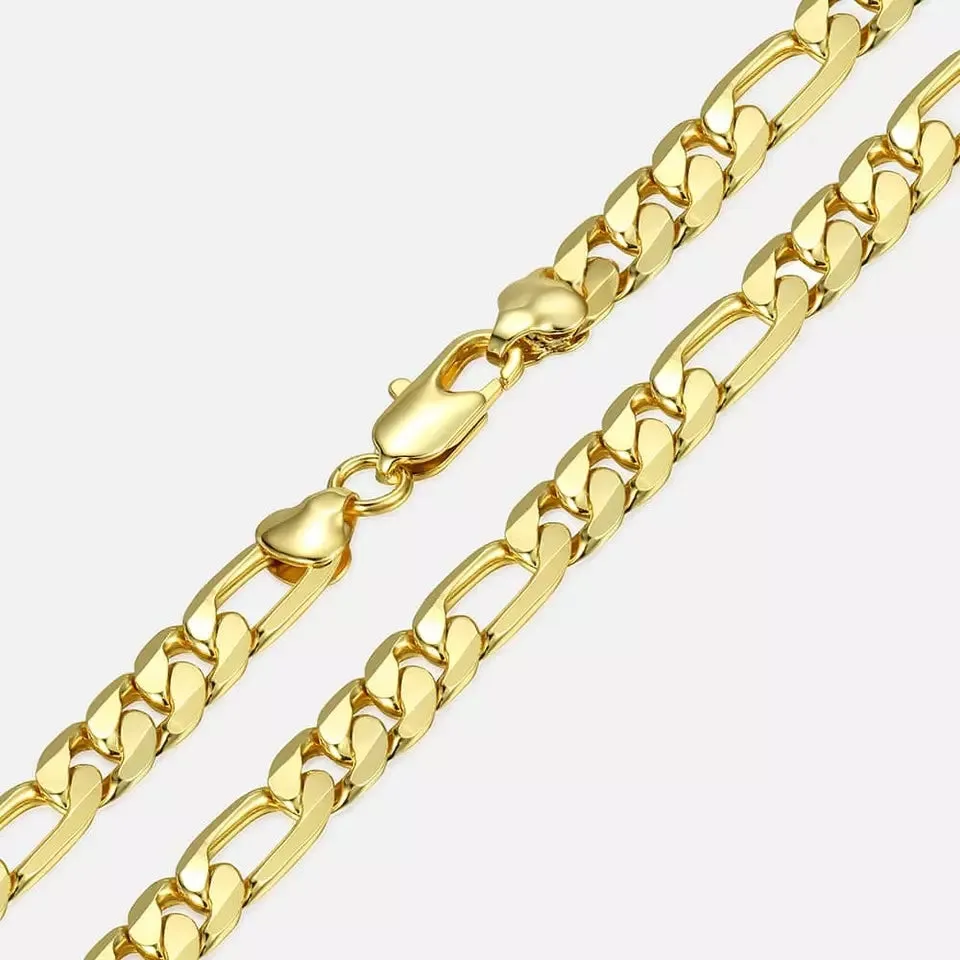 Flat Figaro Chain Necklace