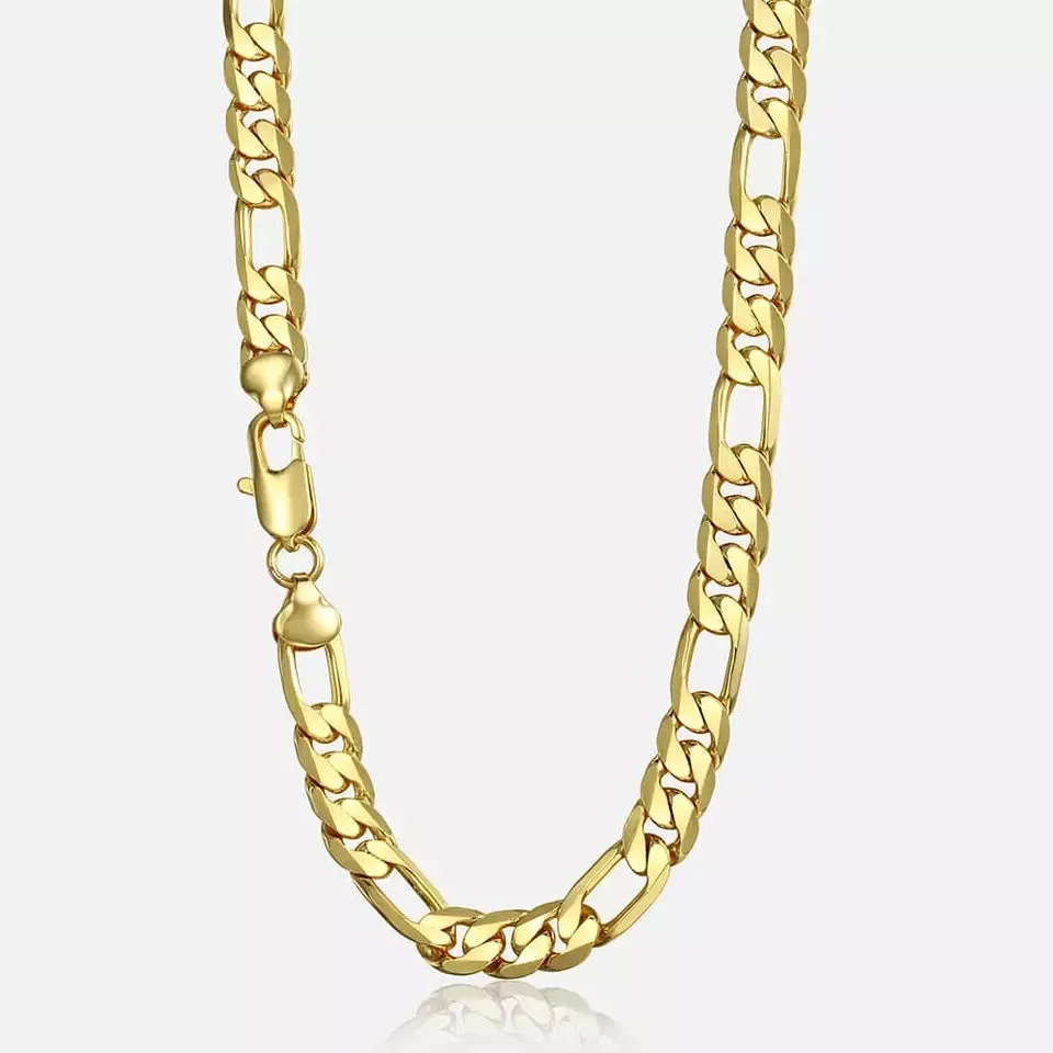 Flat Figaro Chain Necklace