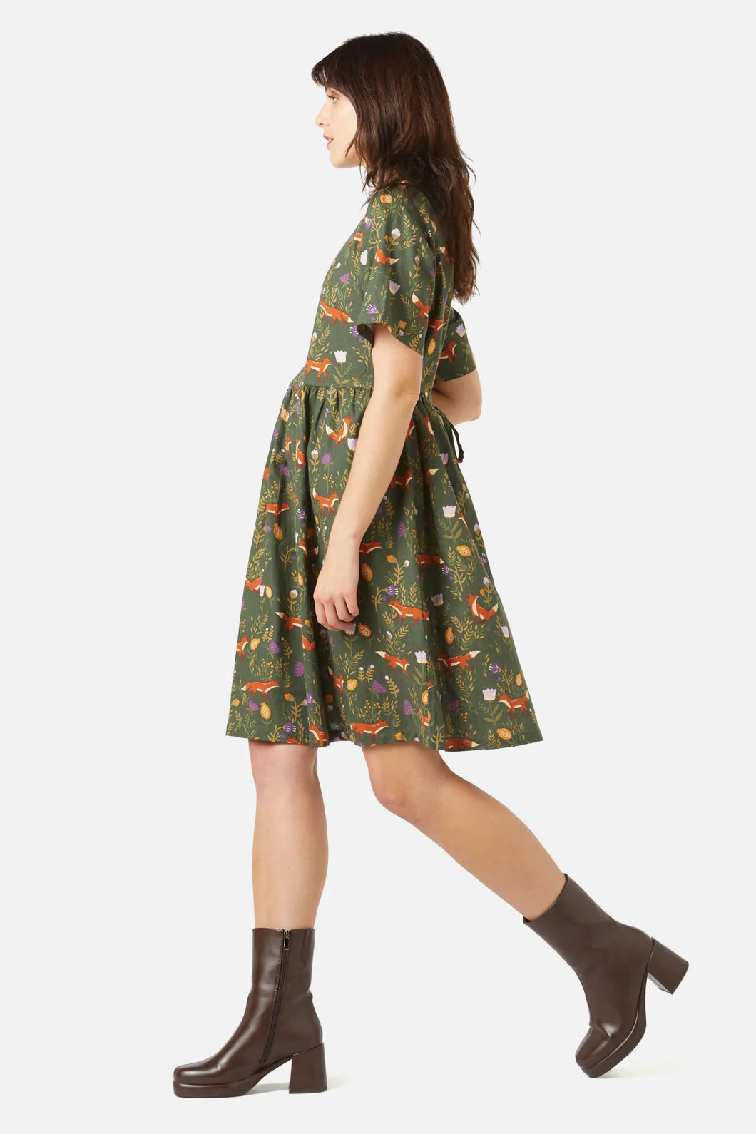 Fox Smock Dress