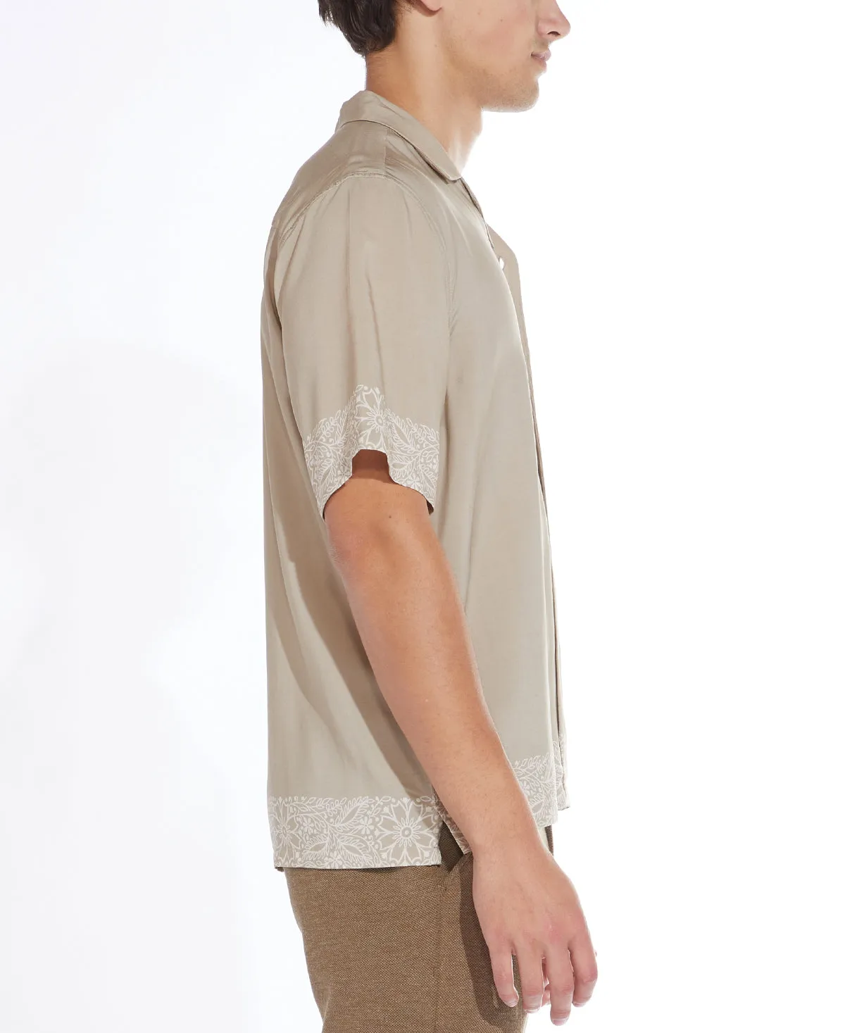 Gustavo Relaxed Fit Resort Shirt (Khaki)