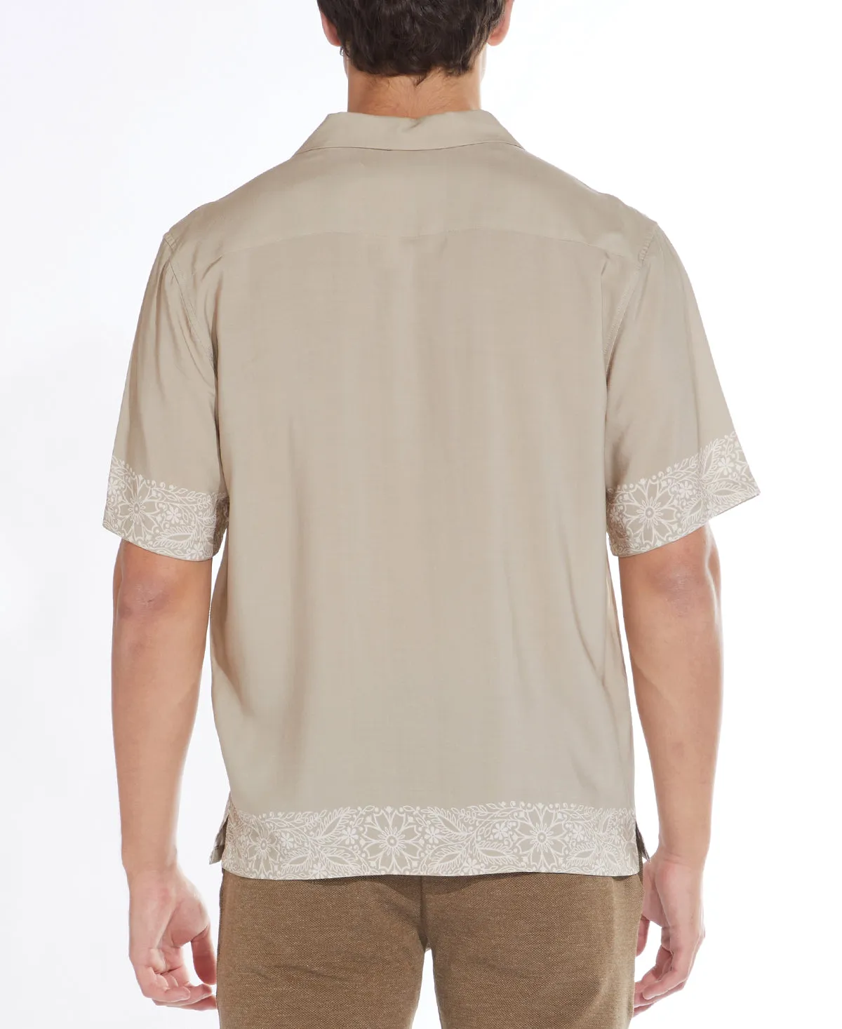 Gustavo Relaxed Fit Resort Shirt (Khaki)